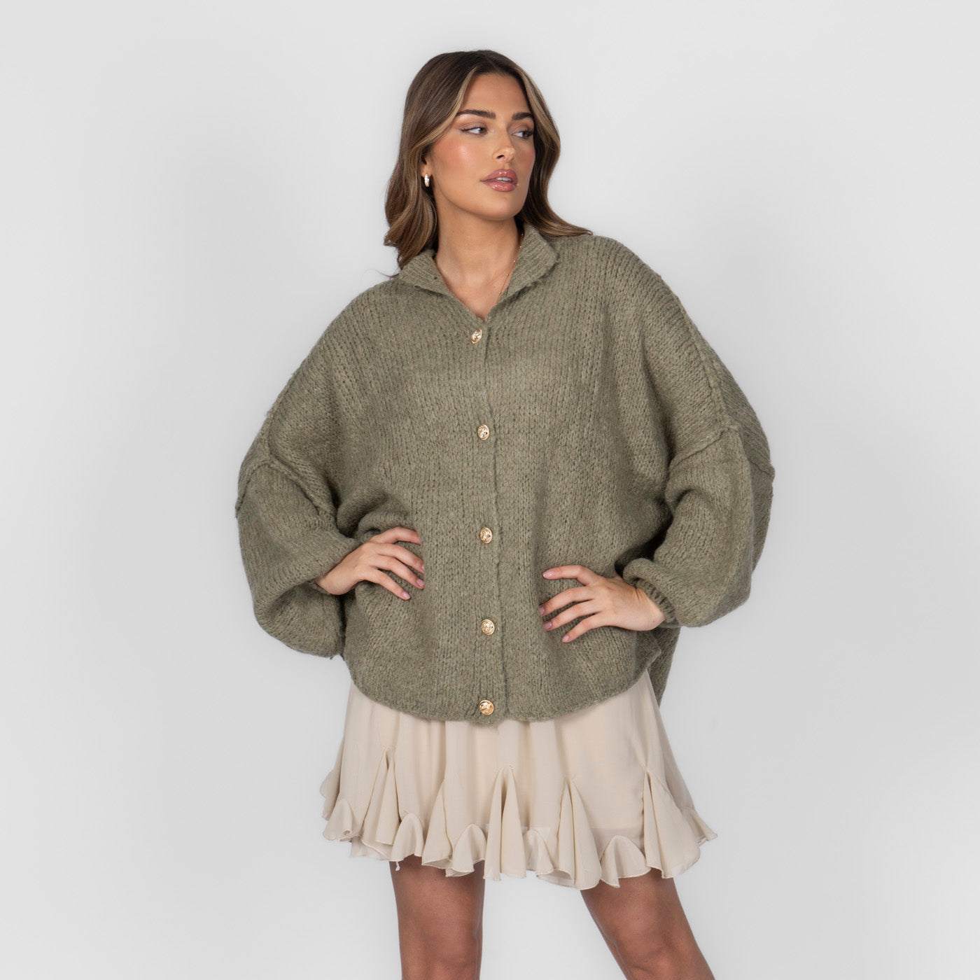 Cárdigan oversize