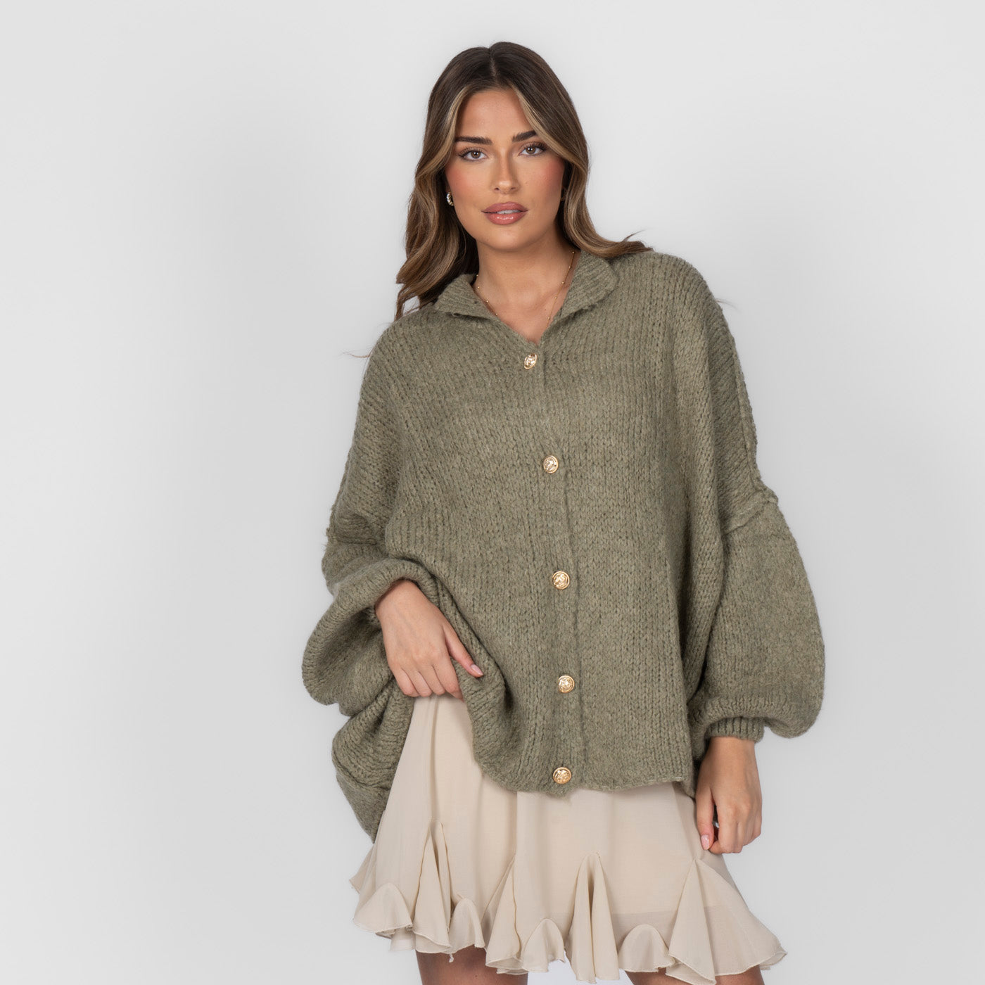Cárdigan oversize