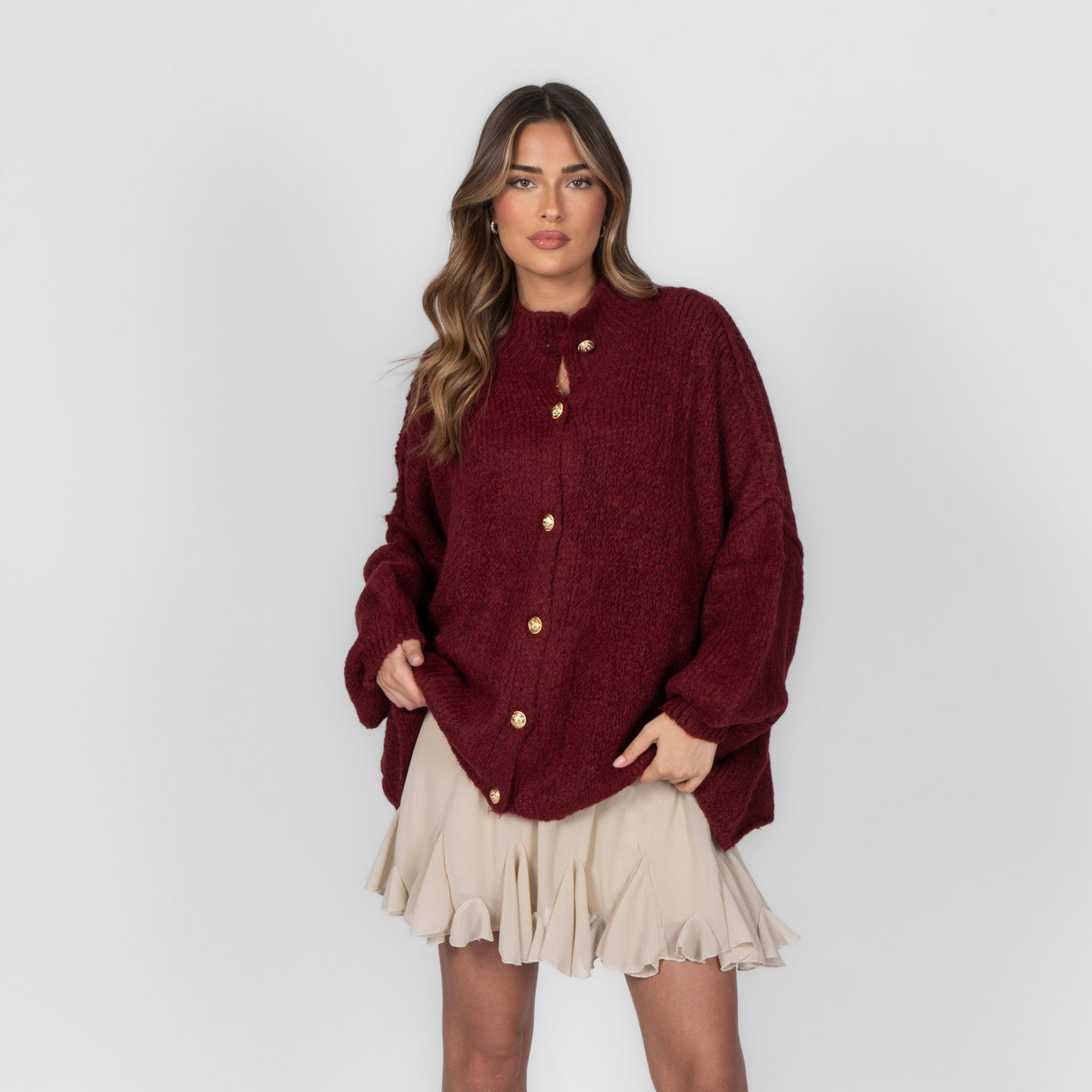 Cárdigan oversize