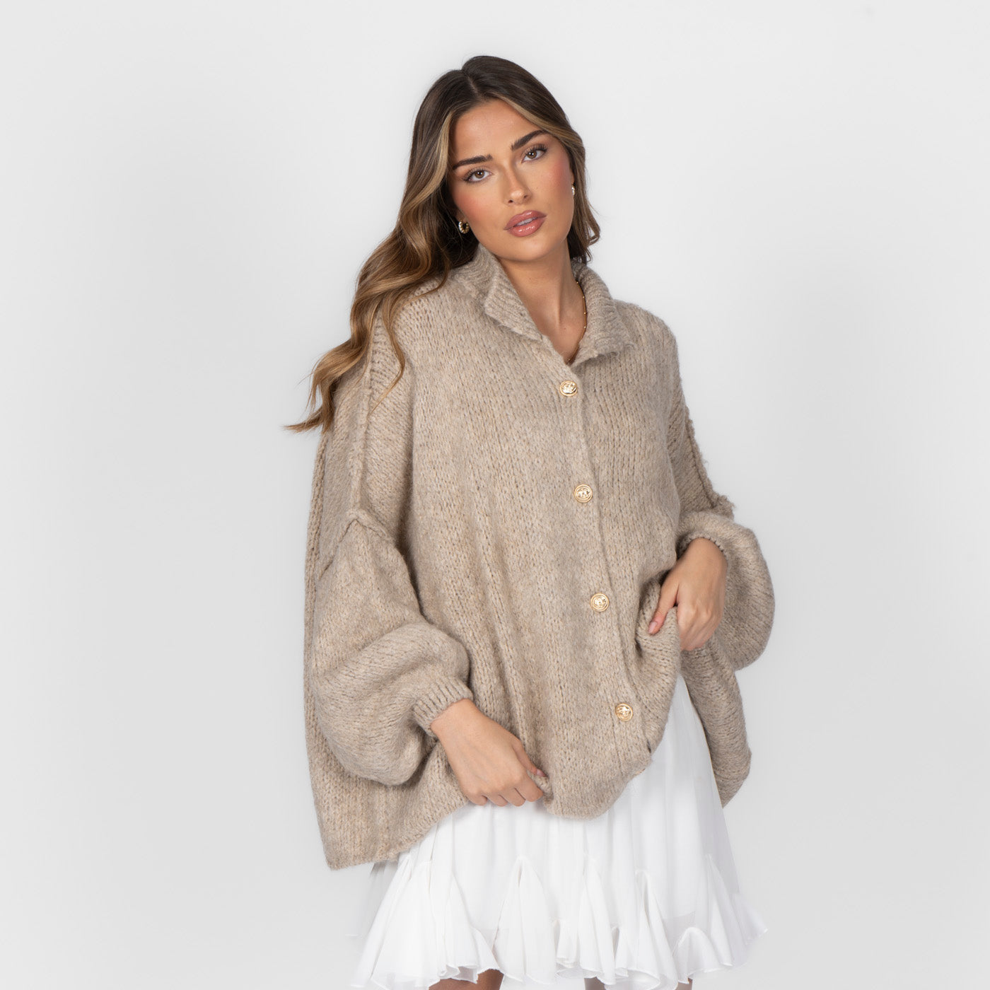 Cárdigan oversize
