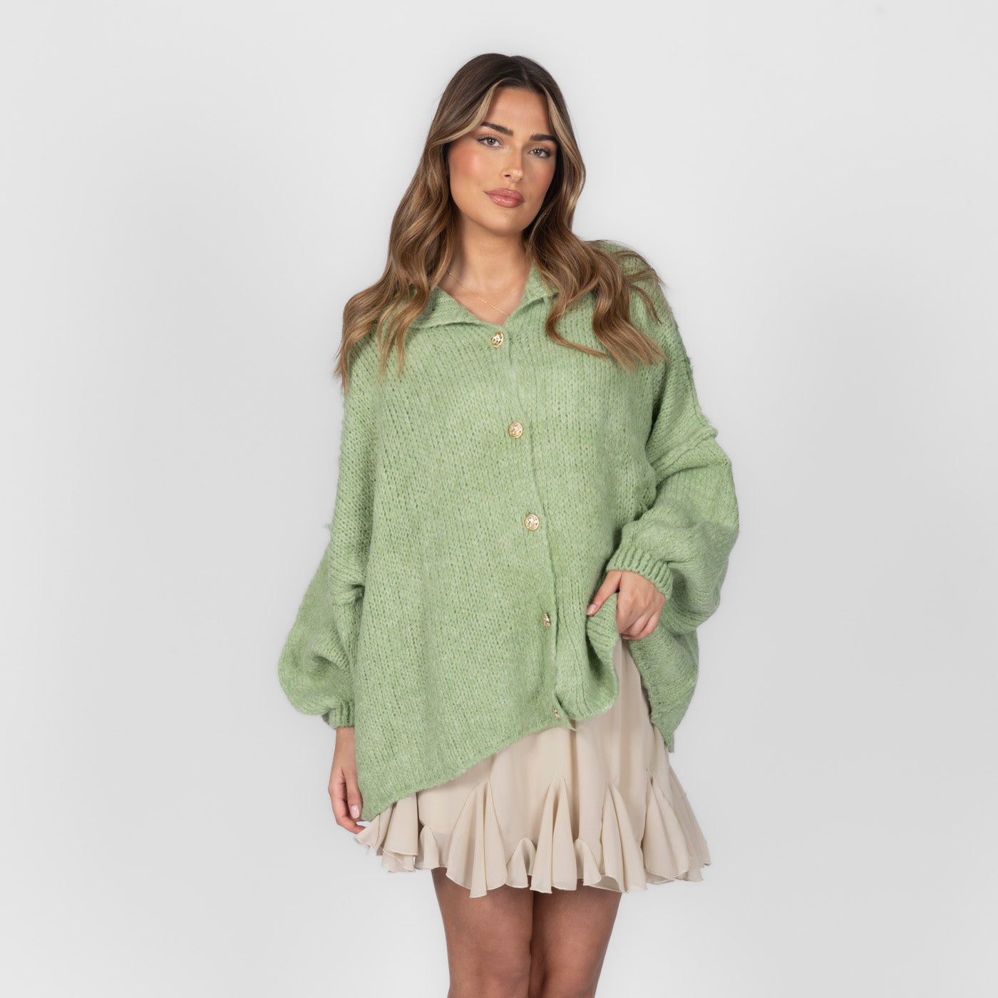 Cárdigan oversize