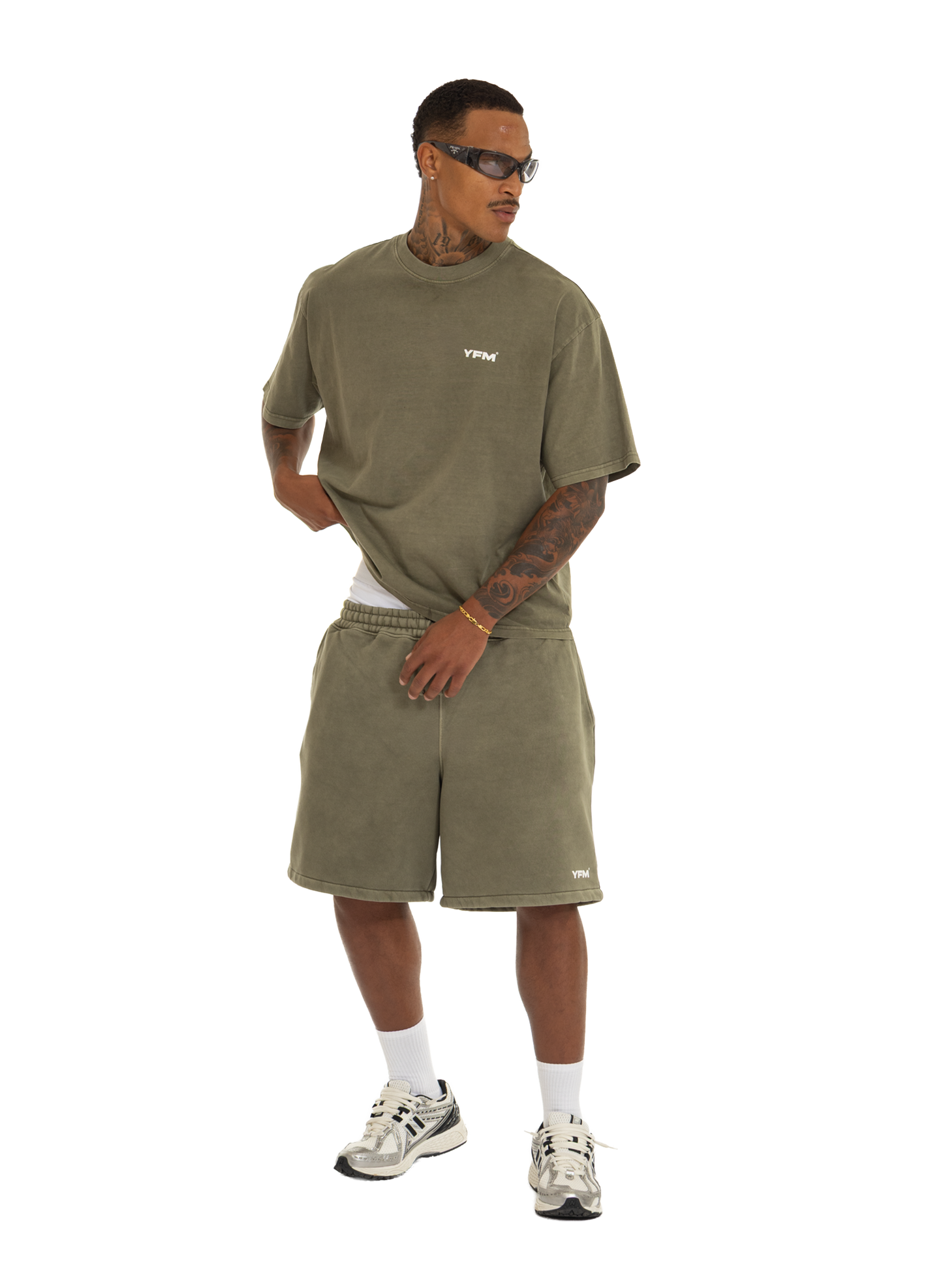 PANTALONES CORTOS | OLIVE FADE