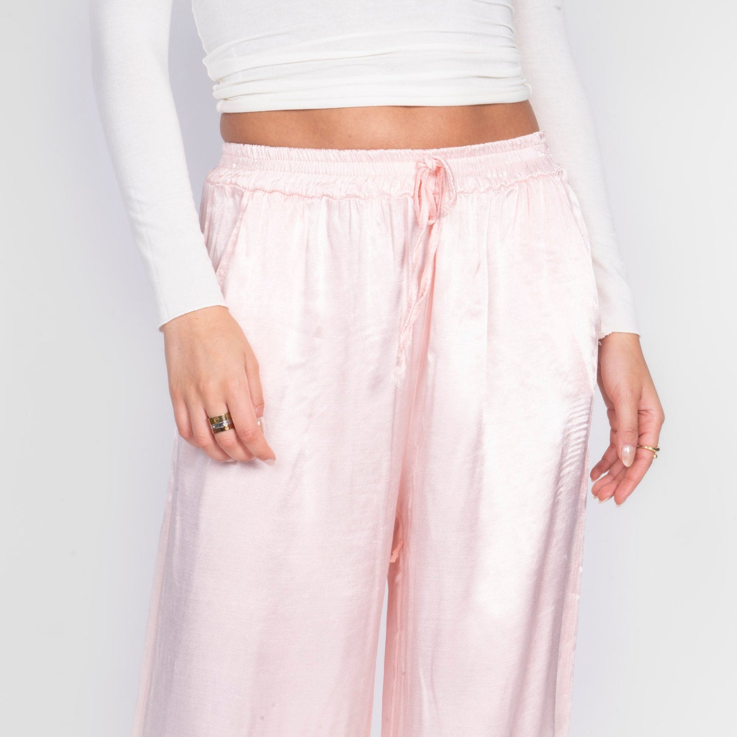 Pantalones de Satén