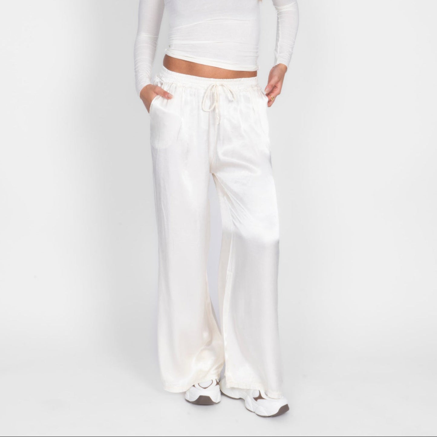 Pantalones de Satén