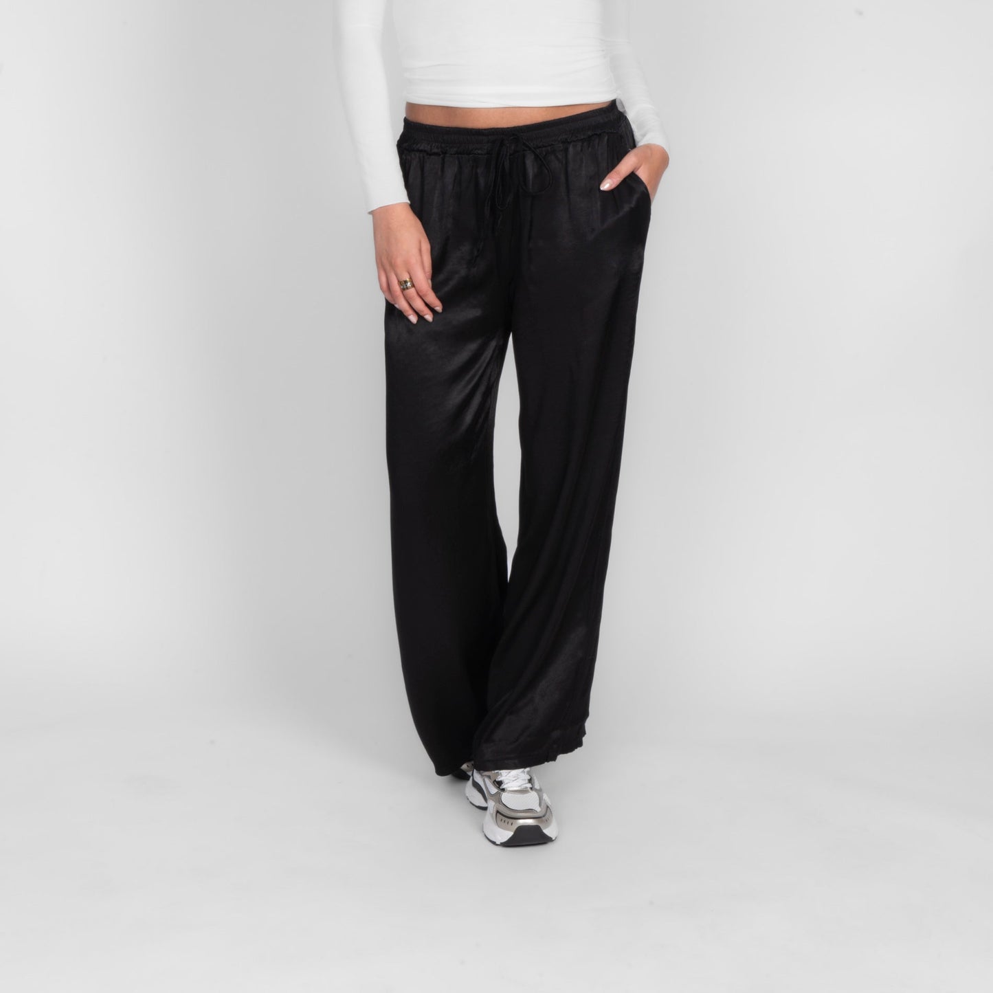 Pantalones de Satén