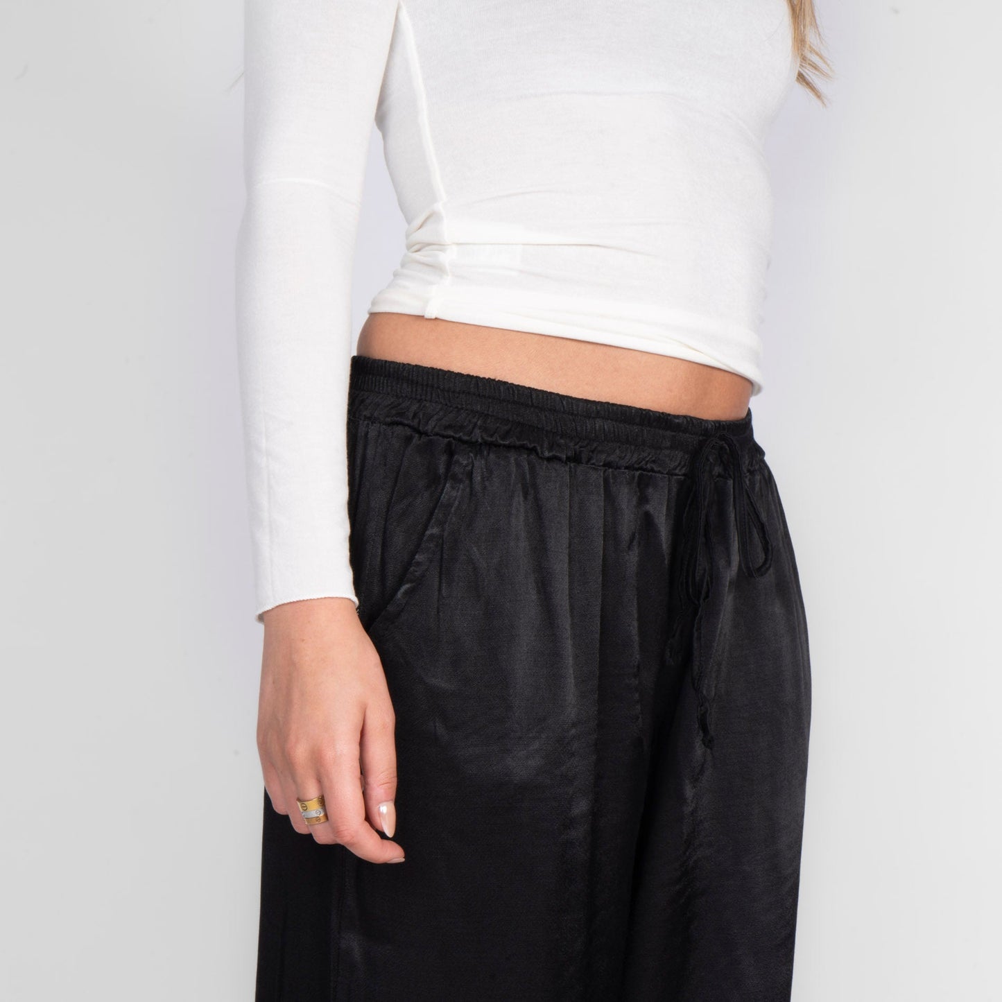 Pantalones de Satén