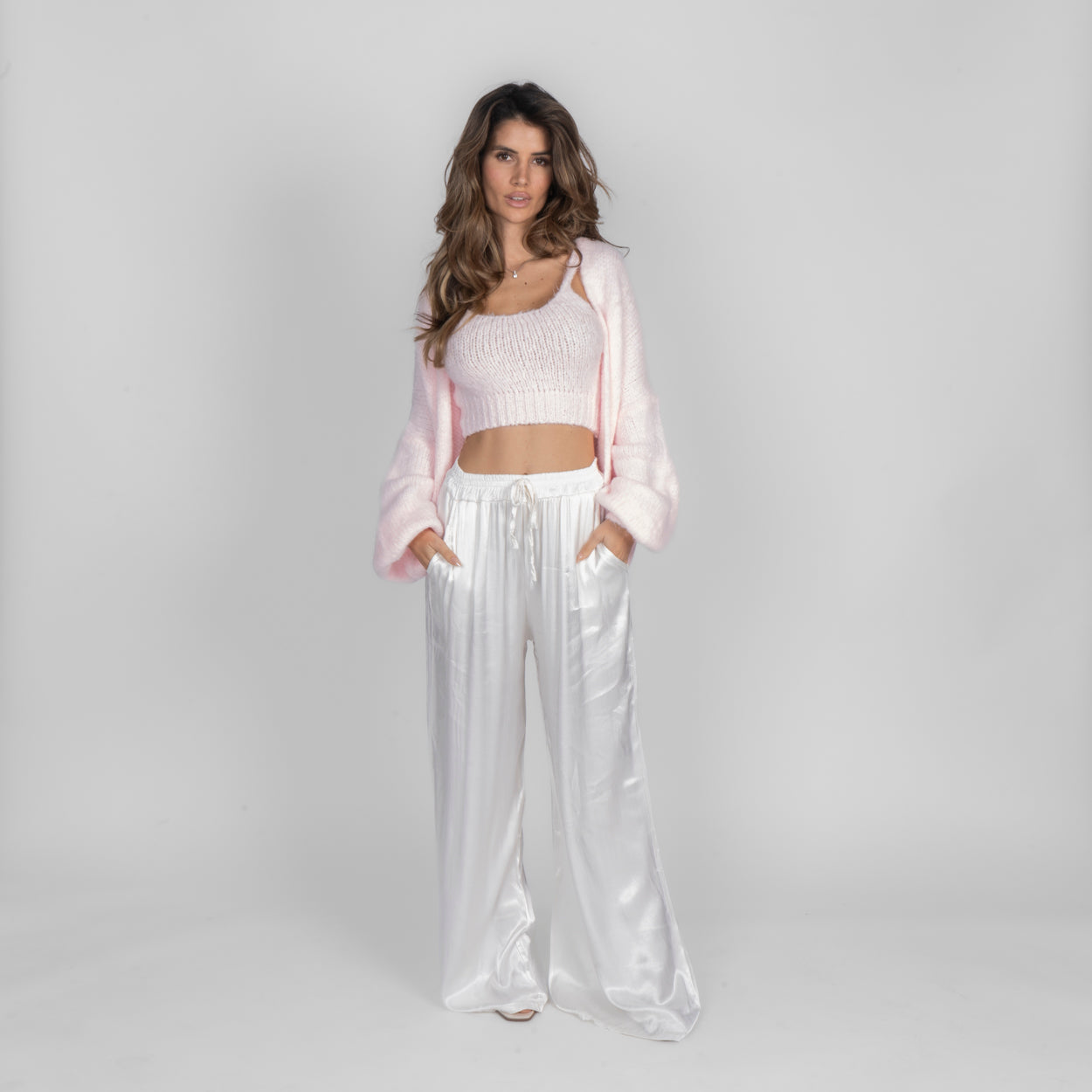 Pantalones de Satén