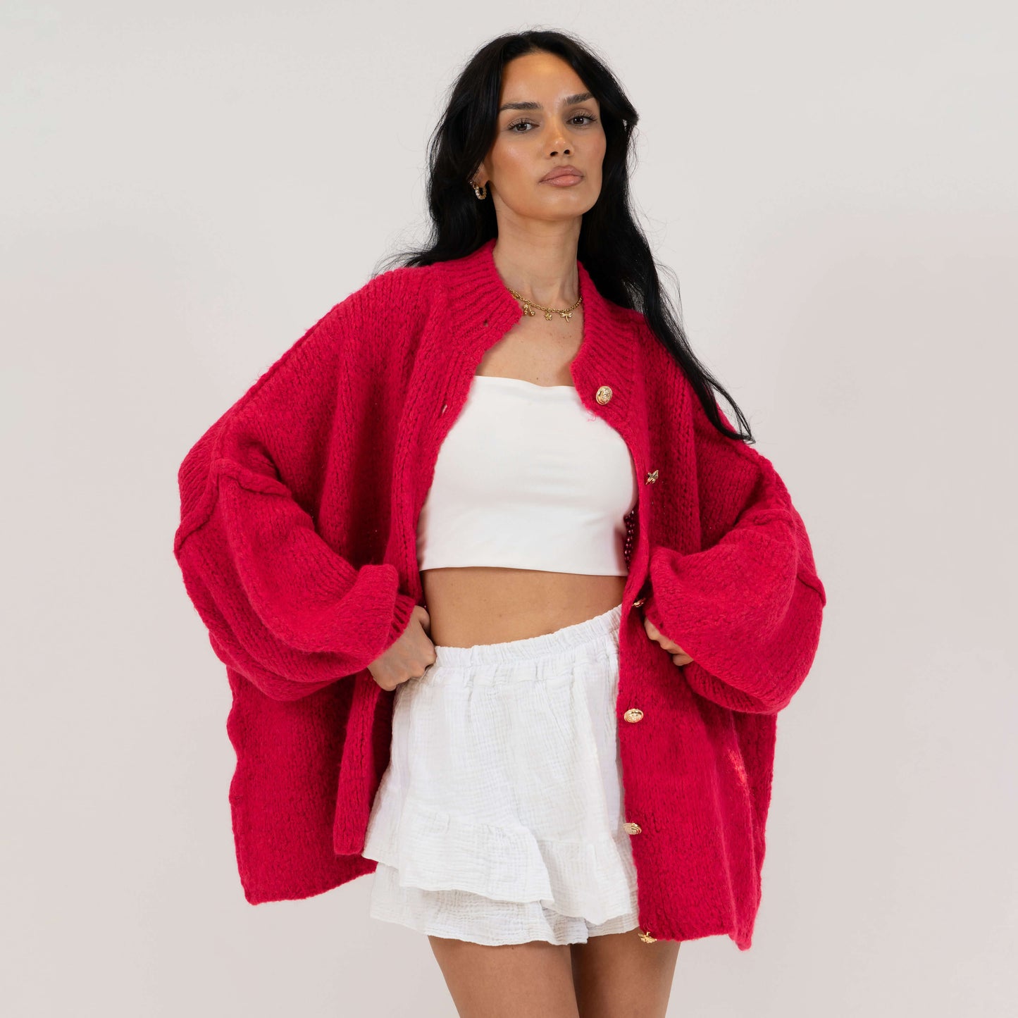 Cárdigan oversize