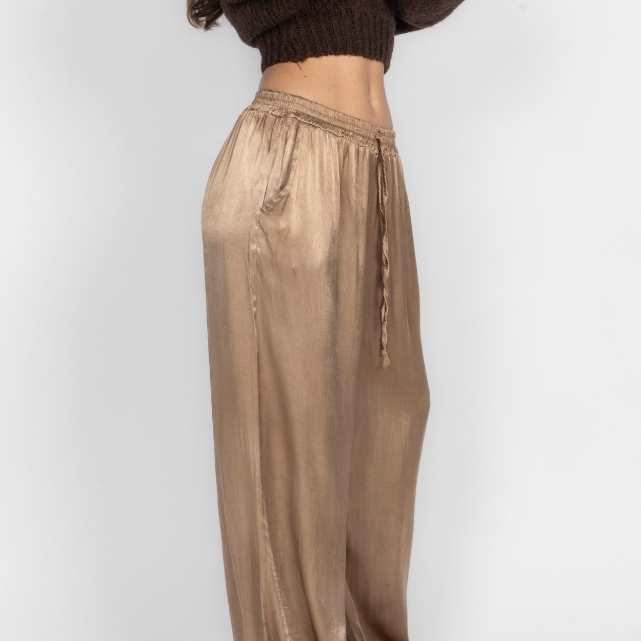 Pantalones de Satén