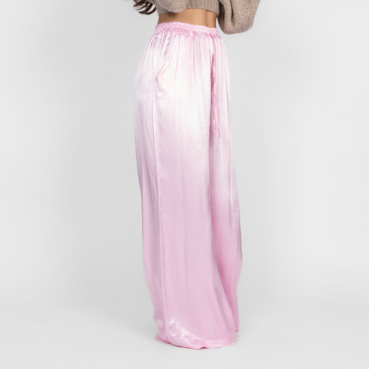Pantalones de Satén