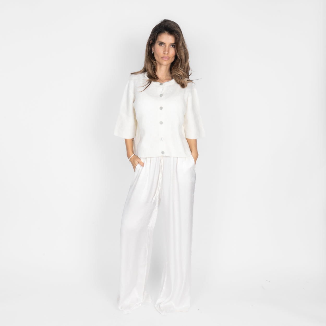 Pantalones de Satén