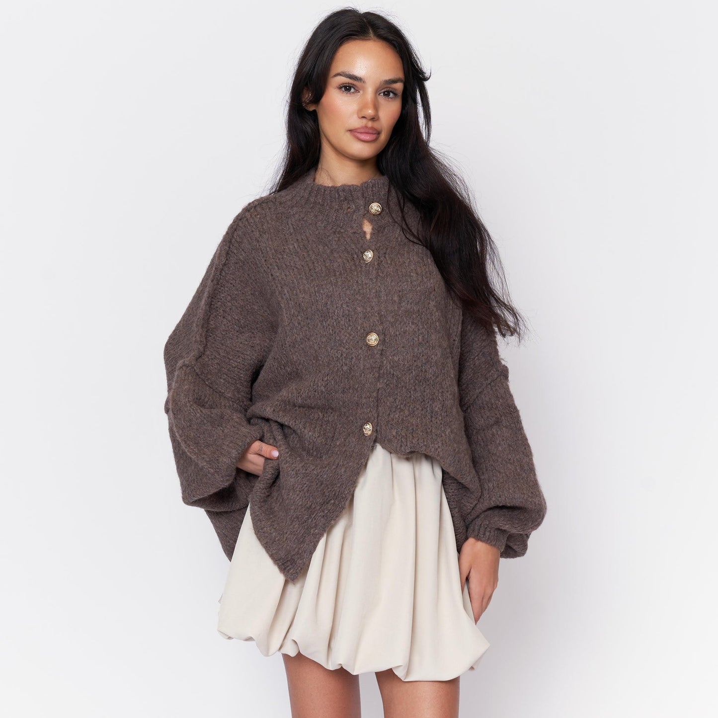 Cárdigan oversize