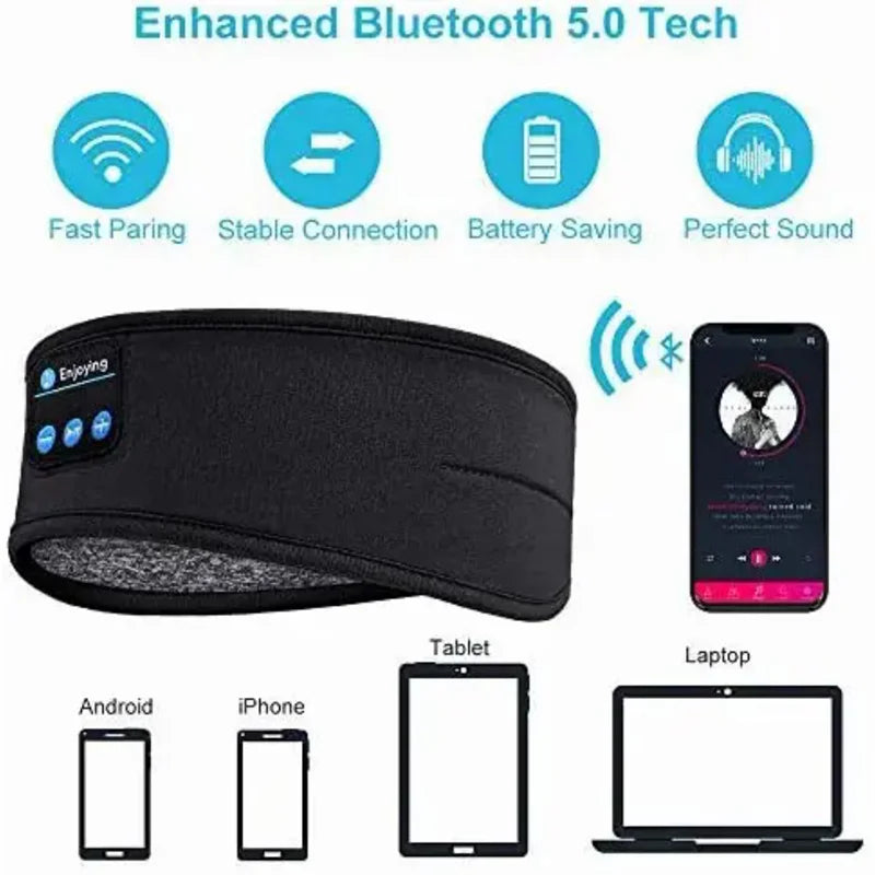Antifaz para dormir con bluetooth