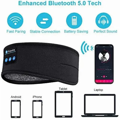 Antifaz para dormir con bluetooth