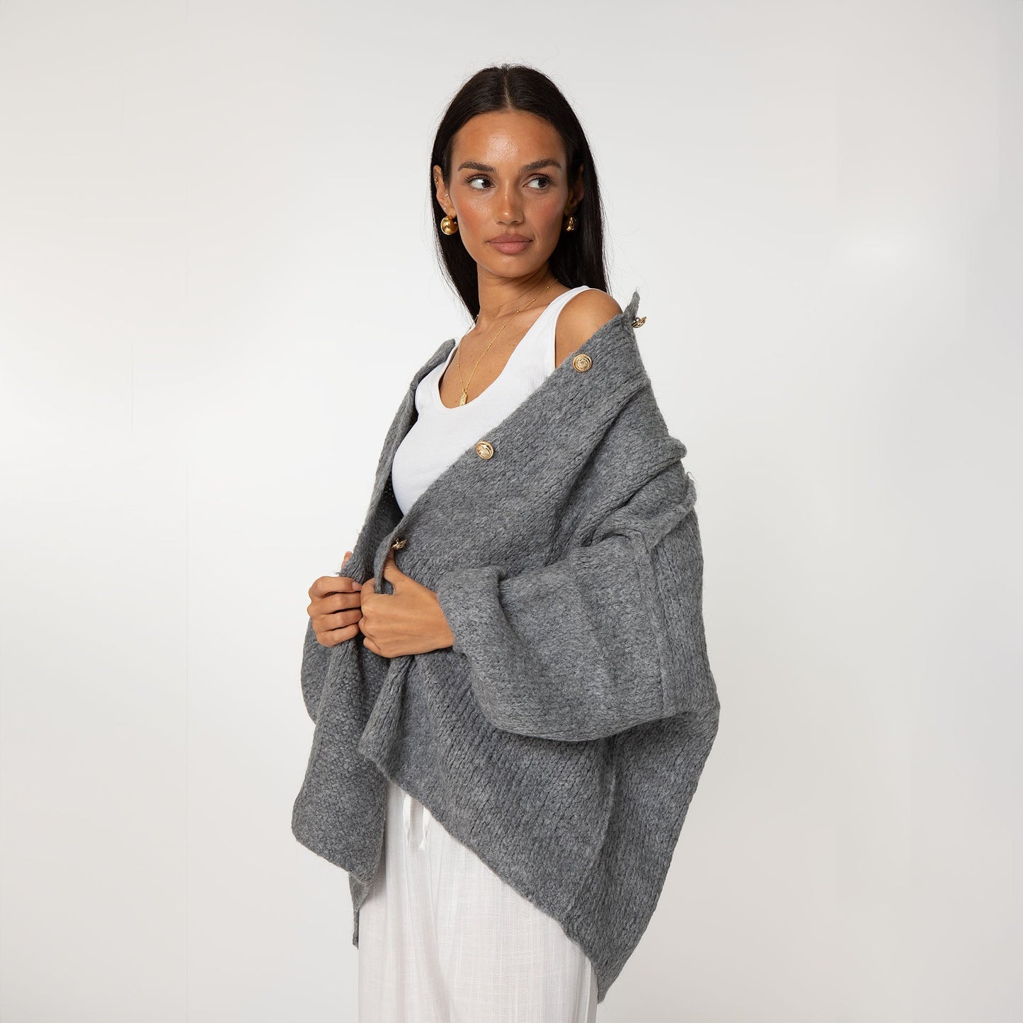 Cárdigan oversize