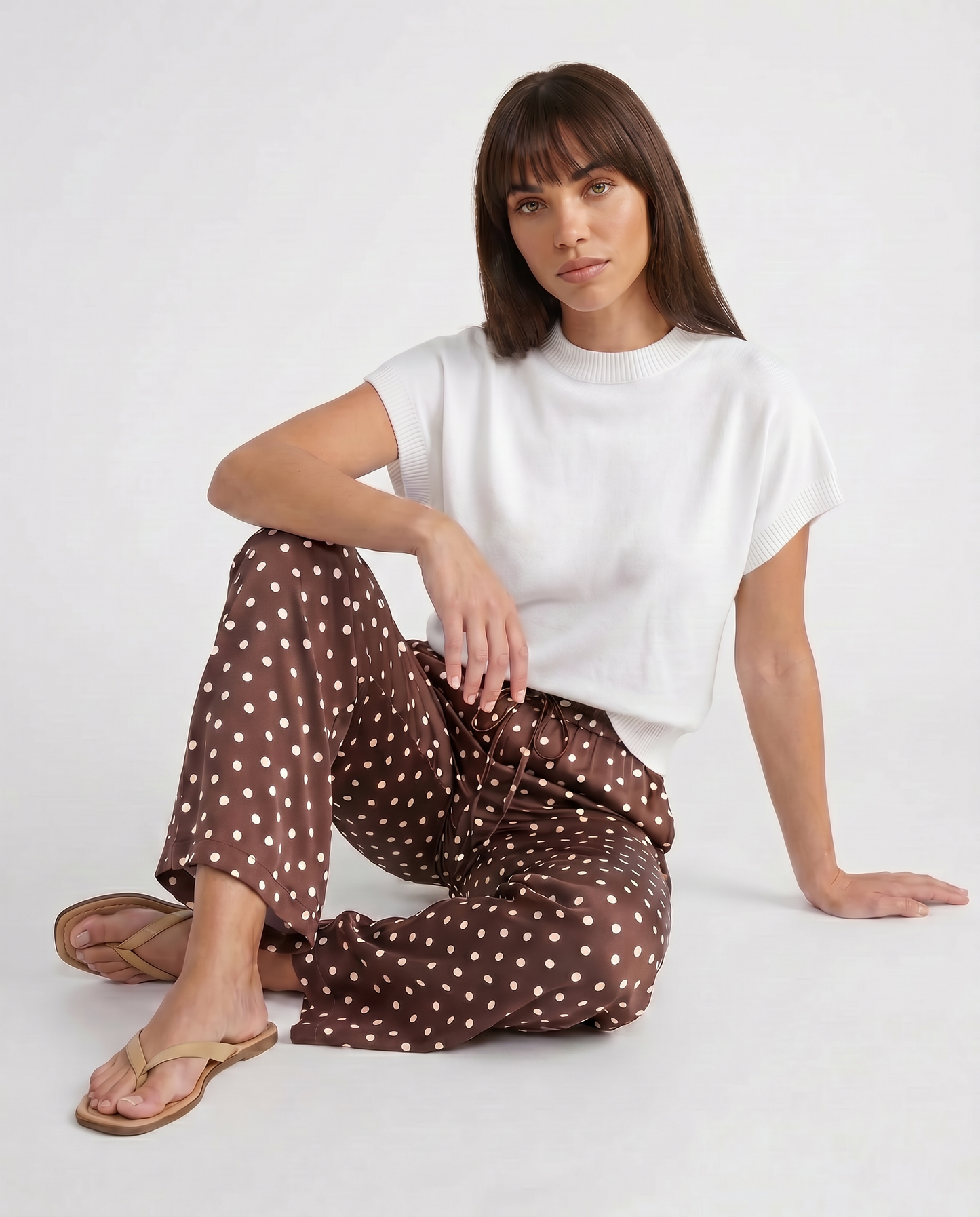 Pantalones de Satén